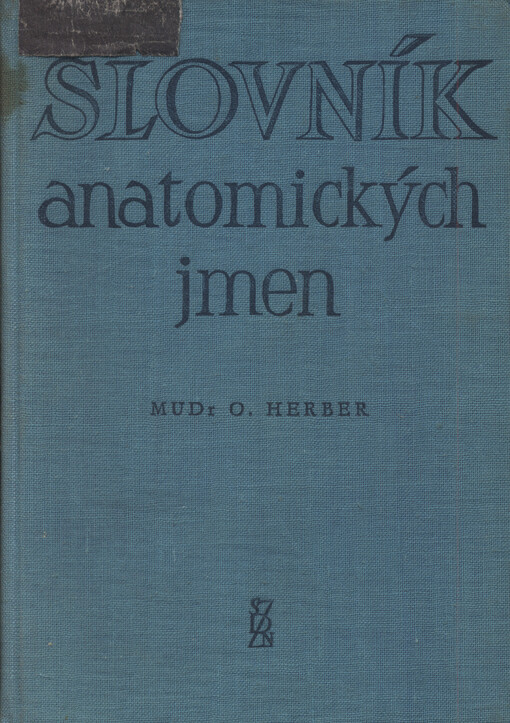 Slovník anatomických jmen