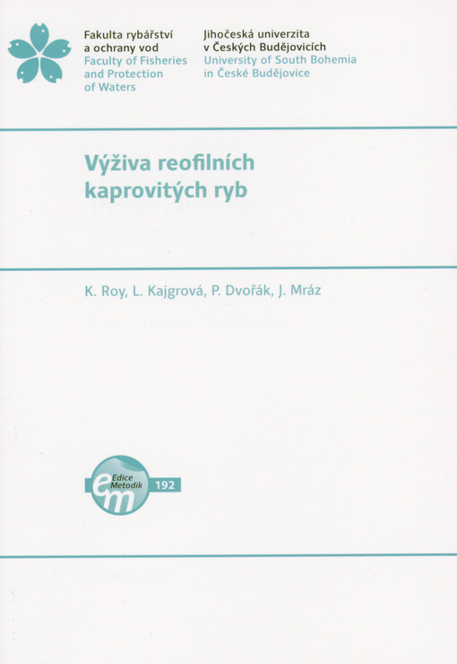 Výživa reofilních kaprovitých ryb