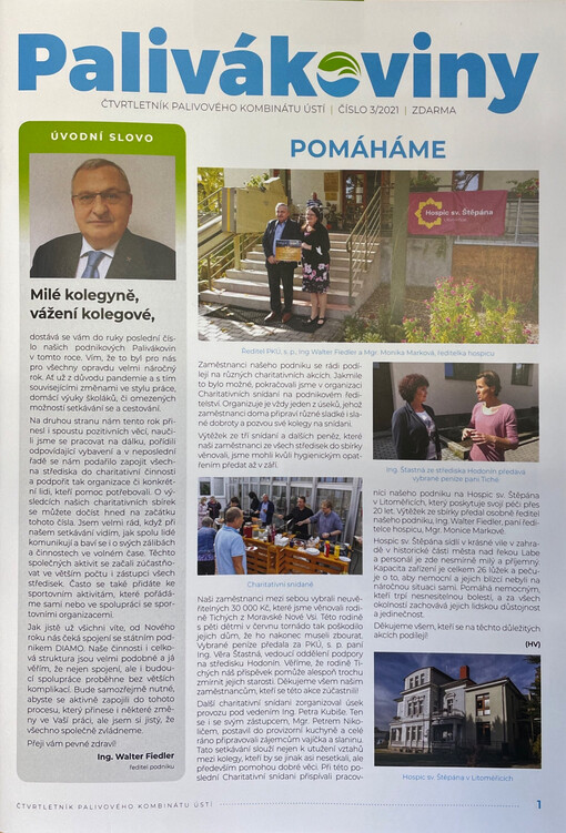 Palivákoviny : čtvrtletník Palivového kombinátu Ústí