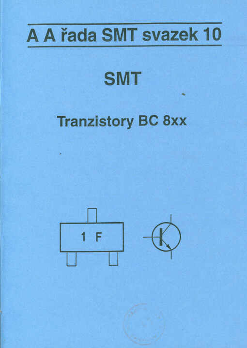 SMT. Tranzistory BC 8xx