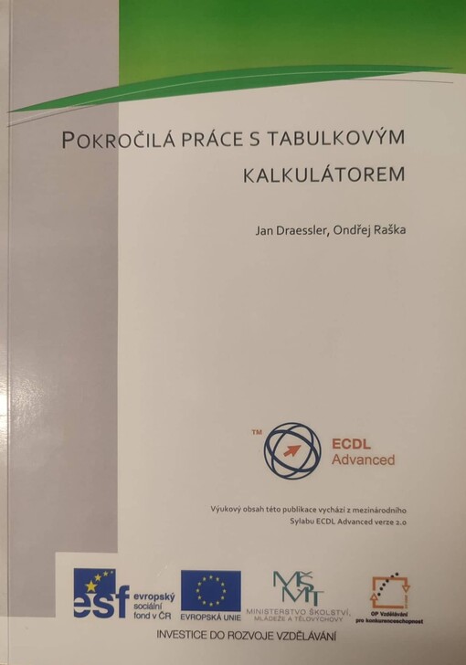 Pokročilá práce s tabulkovým kalkulátorem