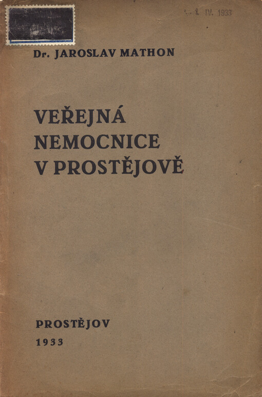 Veřejná nemocnice v Prostějově