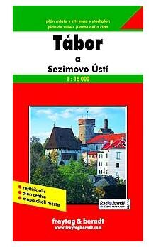 Tábor, Sezimovo Ústí plán města = Stadtplan = city map = plan de la ville = pianta della città