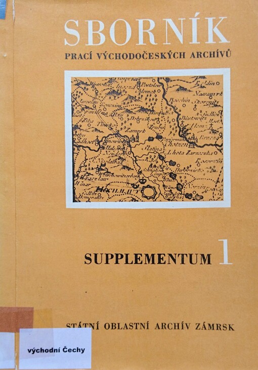 Přehled archívních fondů hospodářských organizací vzniklých před znárodněním a uložených ve státním oblastním archívu v Zámrsku