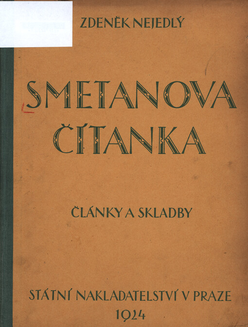 Smetanova čítanka : články a skladby