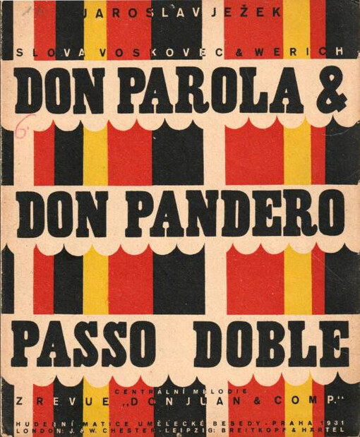 Don Parola & Don Pandero : passodoble : centrální melodie z revue 