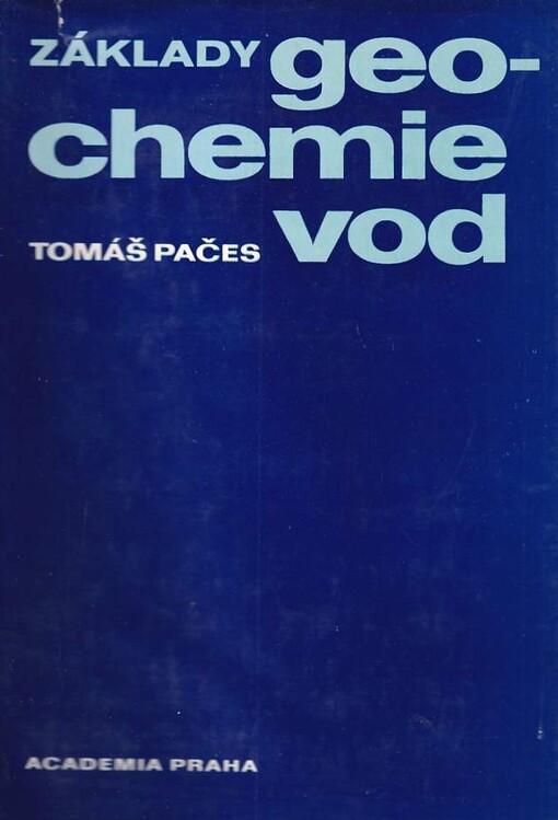 Základy geochemie vod