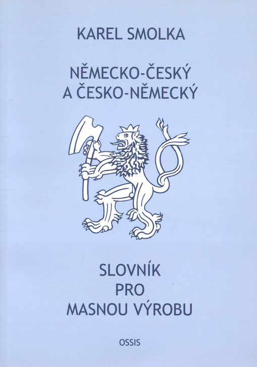Německo-český a česko-německý slovník pro masnou výrobu