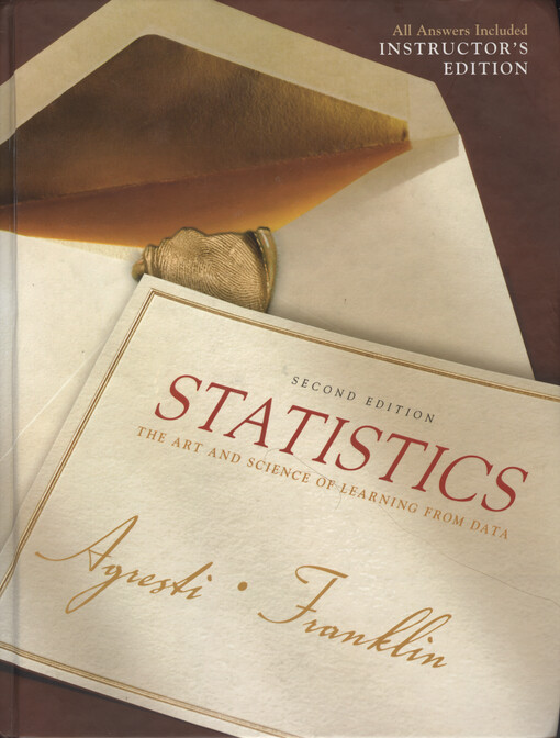 Statistics : the art and science of learning from data