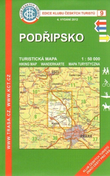 Podřipsko turistická mapa 1:50 000