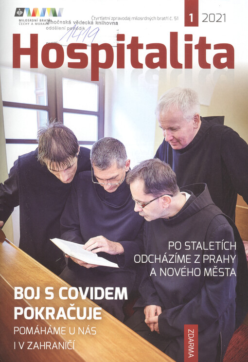 Hospitalita : zpravodaj milosrdných bratří