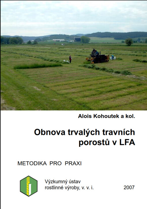 Obnova trvalých travních porostů v LFA