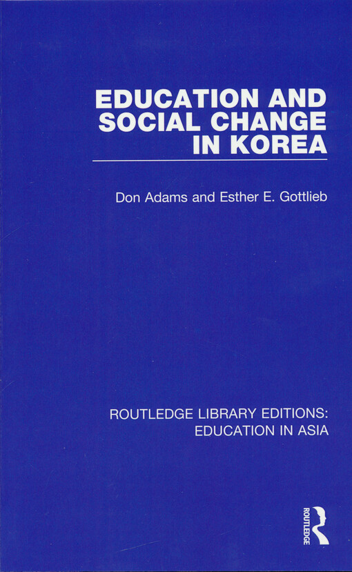 Education and social change in Korea