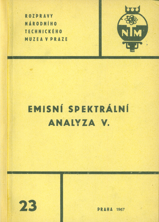 Emisní spektrální analýza. [Díl] 5, Spektrální analýza nerostných surovin