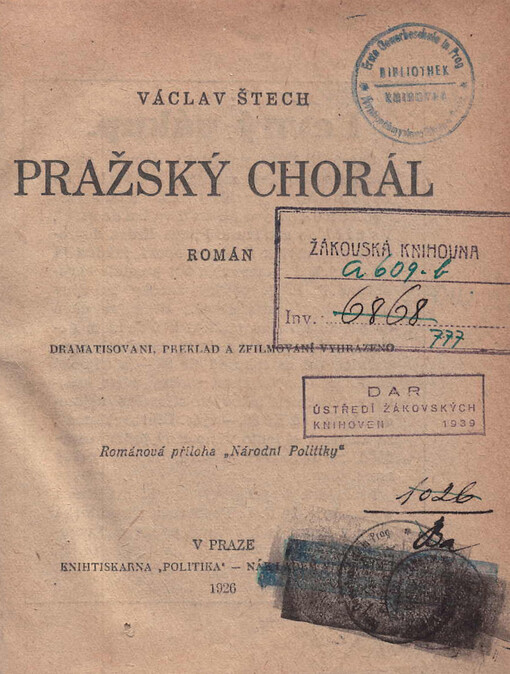 Pražský chorál :román /