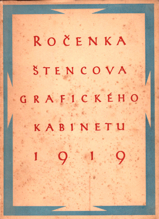 Ročenka Štencova grafického kabinetu