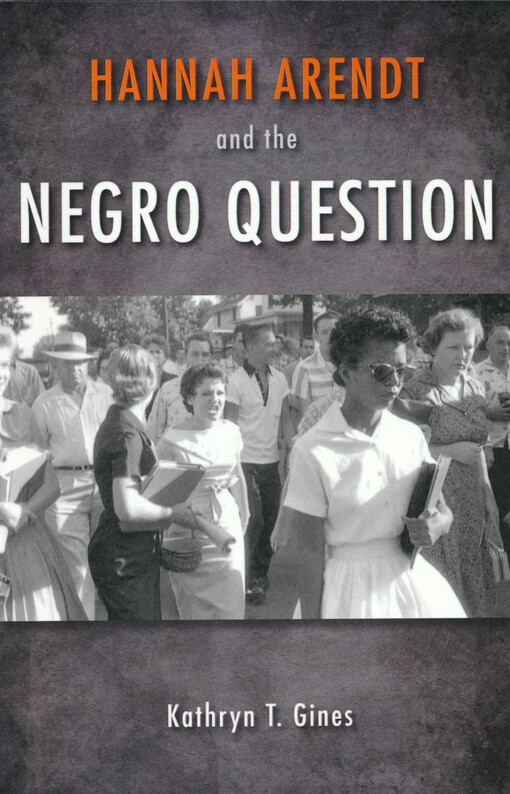 Hannah Arendt and the Negro question