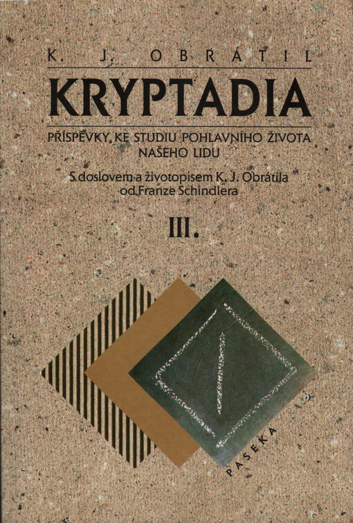 Kryptadia : příspěvky ke studiu pohlavního života našeho lidu