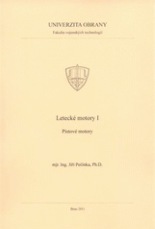 Letecké motory I : pístové motory