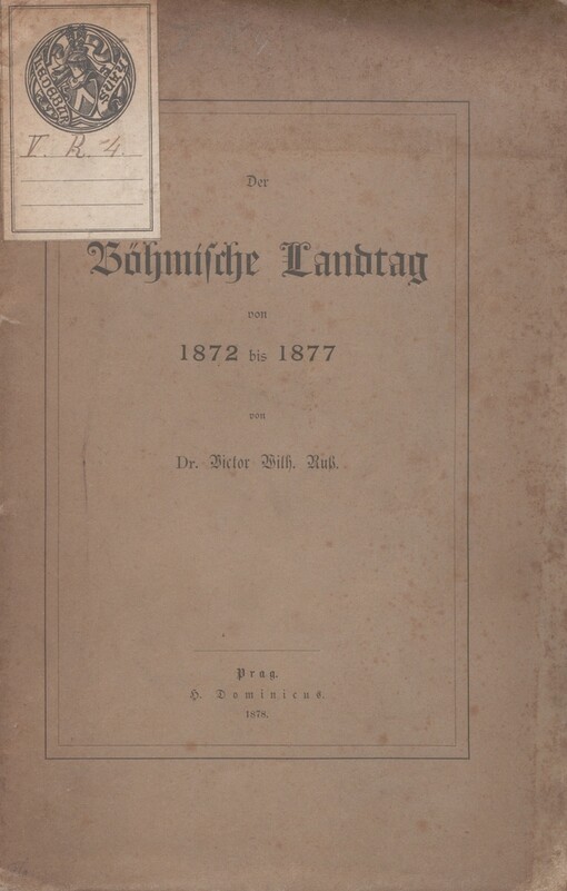 Böhmische Landtag von 1872 bis 1877