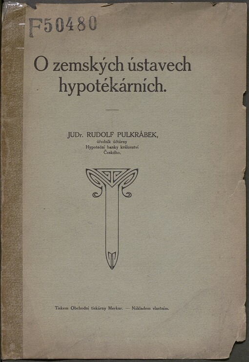 O zemských ústavech hypotékárních