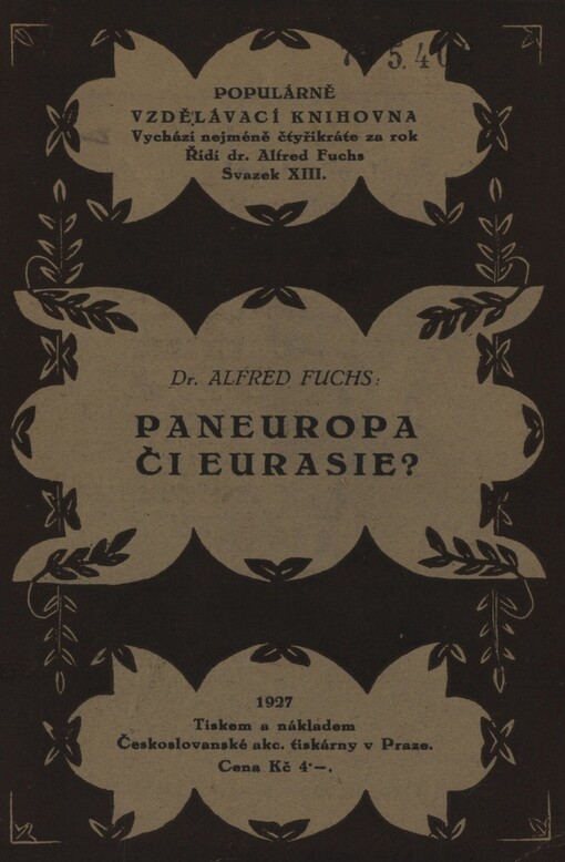 Paneuropa či Eurasie?