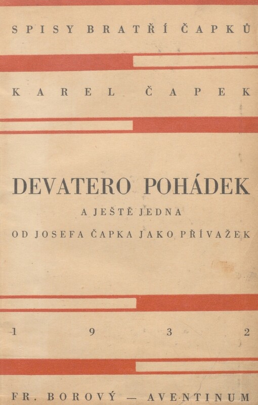 Devatero pohádek a ještě jedna od Josefa Čapka jako přívažek