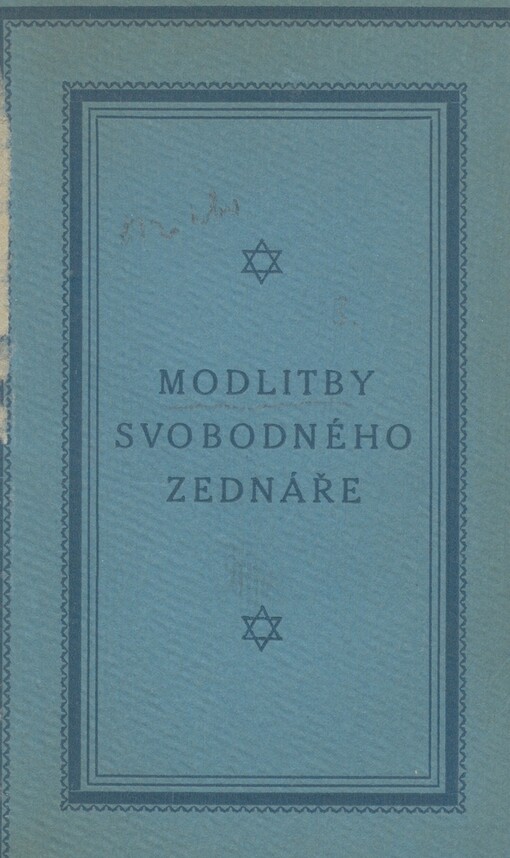 Modlitby svobodného zednáře vydané roku 1784