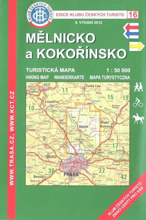 Mělnicko a Kokořínsko turistická mapa