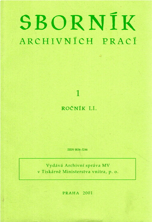 Sborník archivních prací