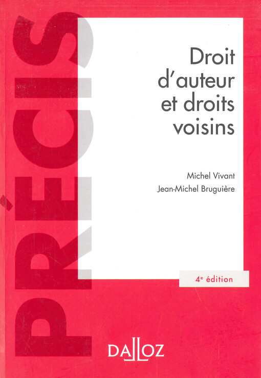 Droit d'auteur et droits voisins