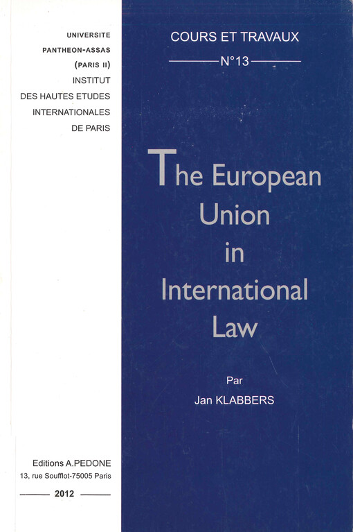 The European Union in international law