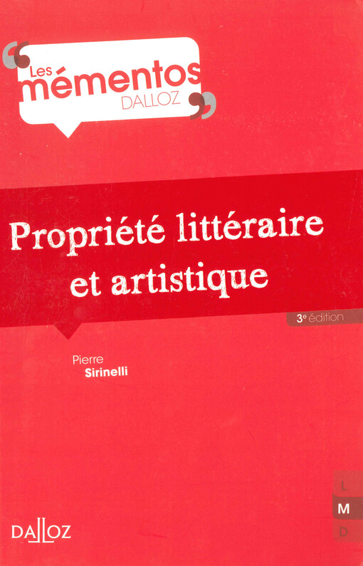 Propriété littéraire et artistique