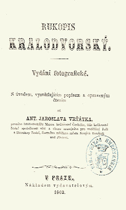 Rukopis Kralodvorský : vydání fotografické