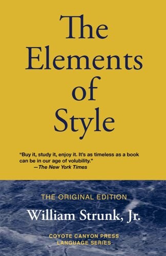 The Elements of Style: The Original Edition