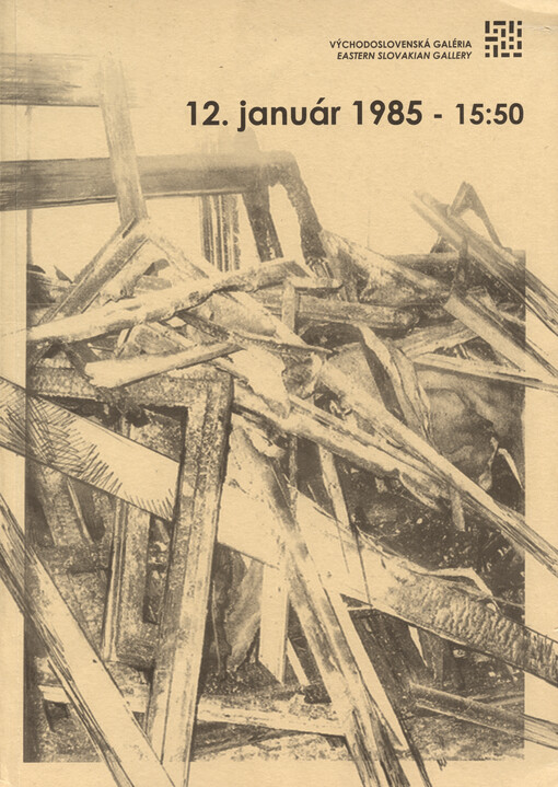 12. január 1985 - 15:50 : výstavný projekt k požiaru vo Východoslovenskej galérii v roku 1985 = 12. January 1985 - 15:50