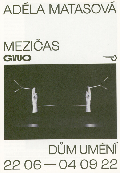 Adéla Matasová : mezičas : GVUO Dům umění 22.06.-04.09.22