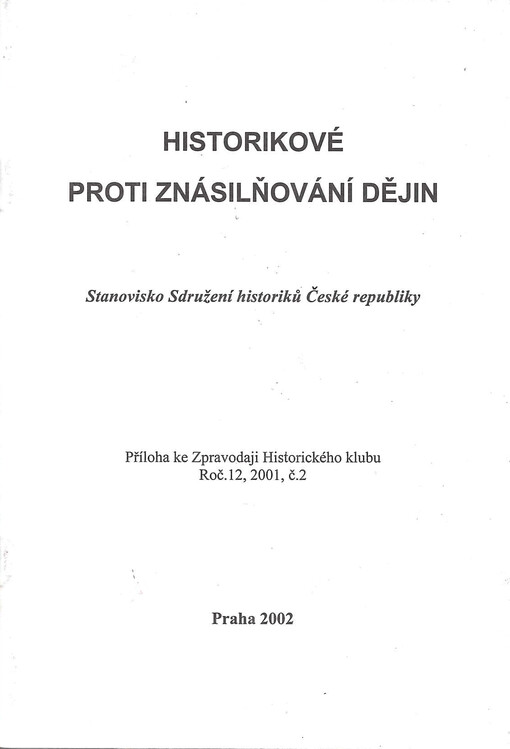Zpravodaj Historického klubu