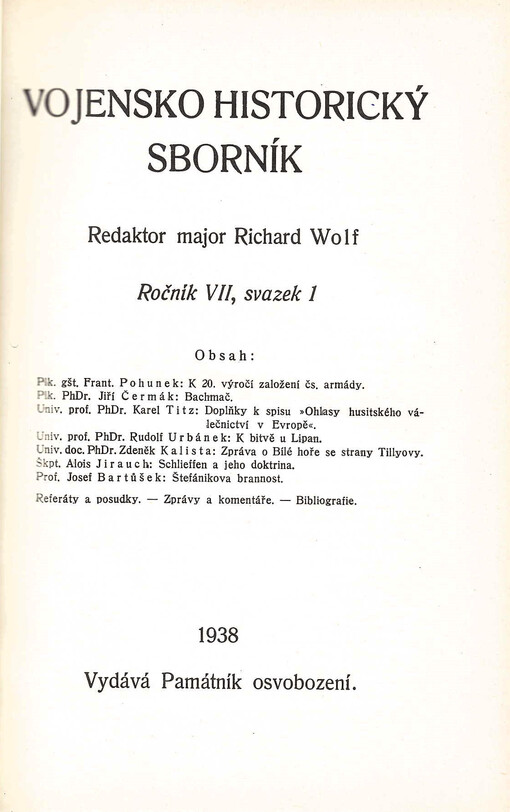 Vojensko historický sborník