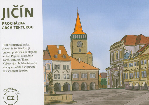 Jičín : procházka architekturou : vymalovánky