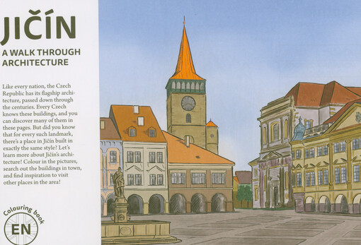 Jičín : a walk through architecture : colouring book