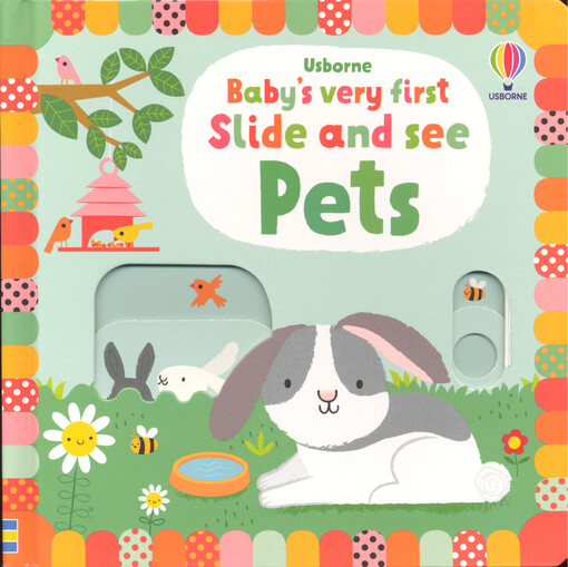 Baby's very first slide and see pets