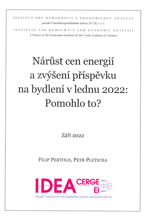Nárůst cen energií a zvýšení příspěvku na bydlení v lednu 2022 : pomohlo to?