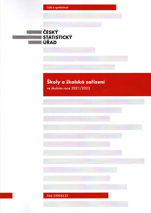 Školy a školská zařízení ve školním roce 2021/2022