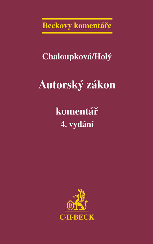 Autorský zákon : komentář