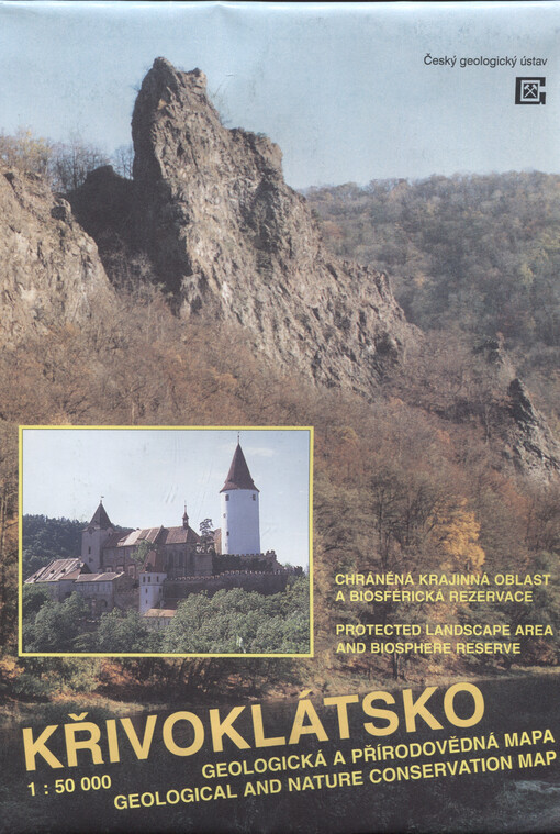 Křivoklátko geologická a přírodovědná mapa