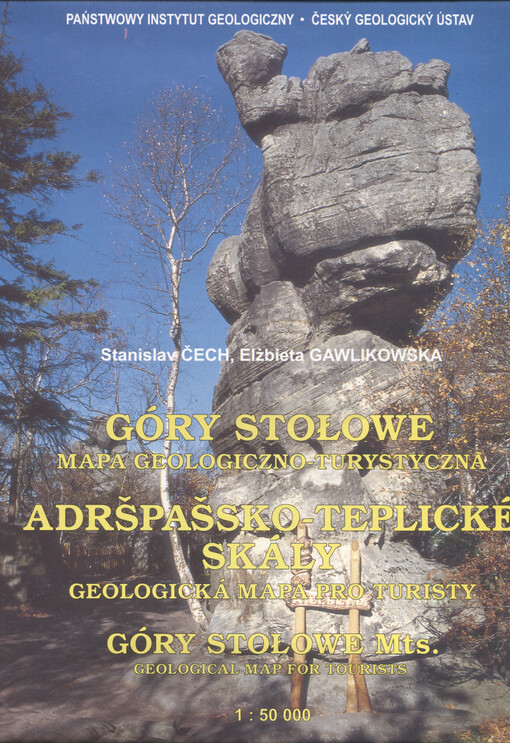 Góry Stołowe mapa geologiczno-turystyczna 1:150 000