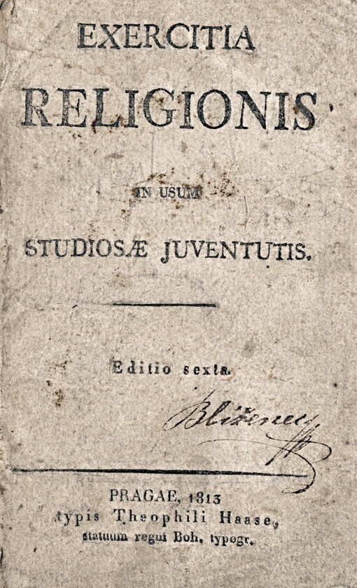 Exercitia religionis in usum studiosae juventutis