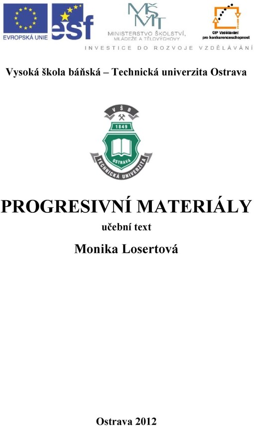 Progresivní materiály