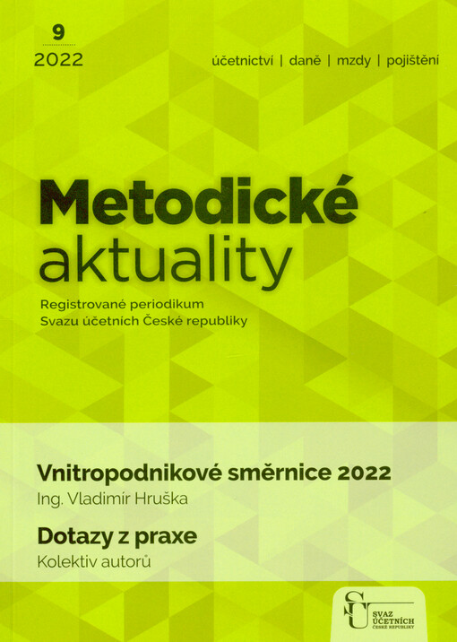 Vnitropodnikové směrnice 2022